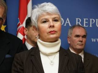 La premier croata, Jadranka Kosor